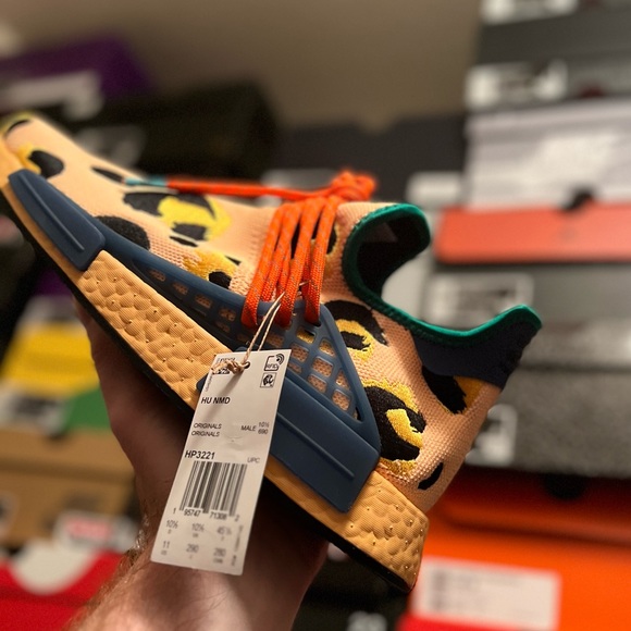 ADIDAS X PHARRELL WILLIAMS HU NMD MENS SIZE 11 BRAND NEW! - Picture 5 of 8